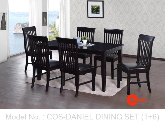 COS-DANIEL DINING SET (1+6)